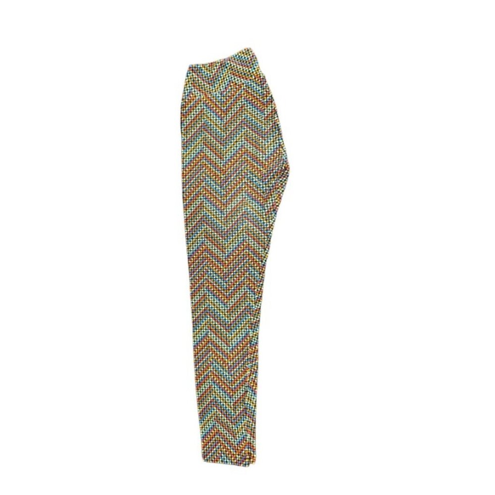 LuLaRoe OS leggings multi zigzag